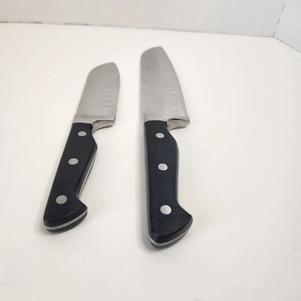 Paula Deen Chef Knife Set Of 2 Santoku 7
